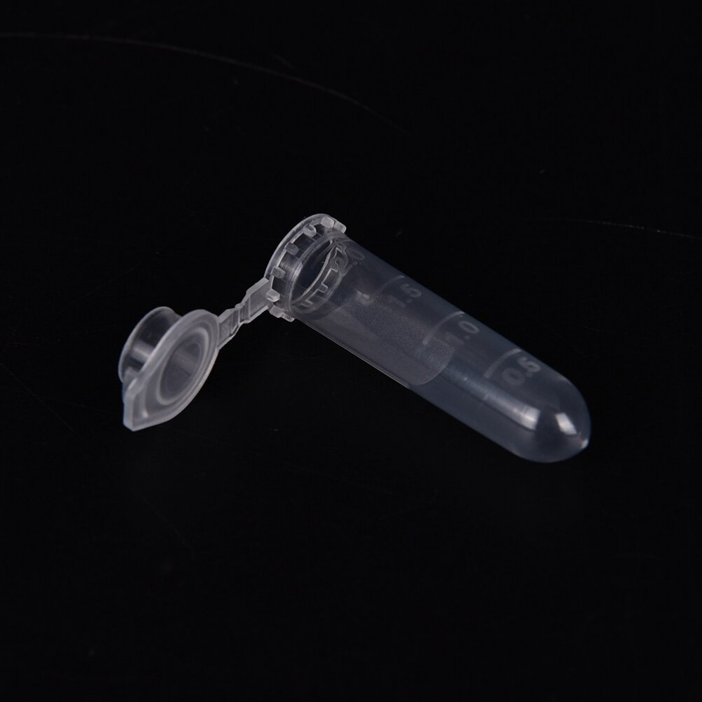 25x 2ml Graduated Centrifuge Microcentrifuge Plastic Vial Test Tubes Clear Lab