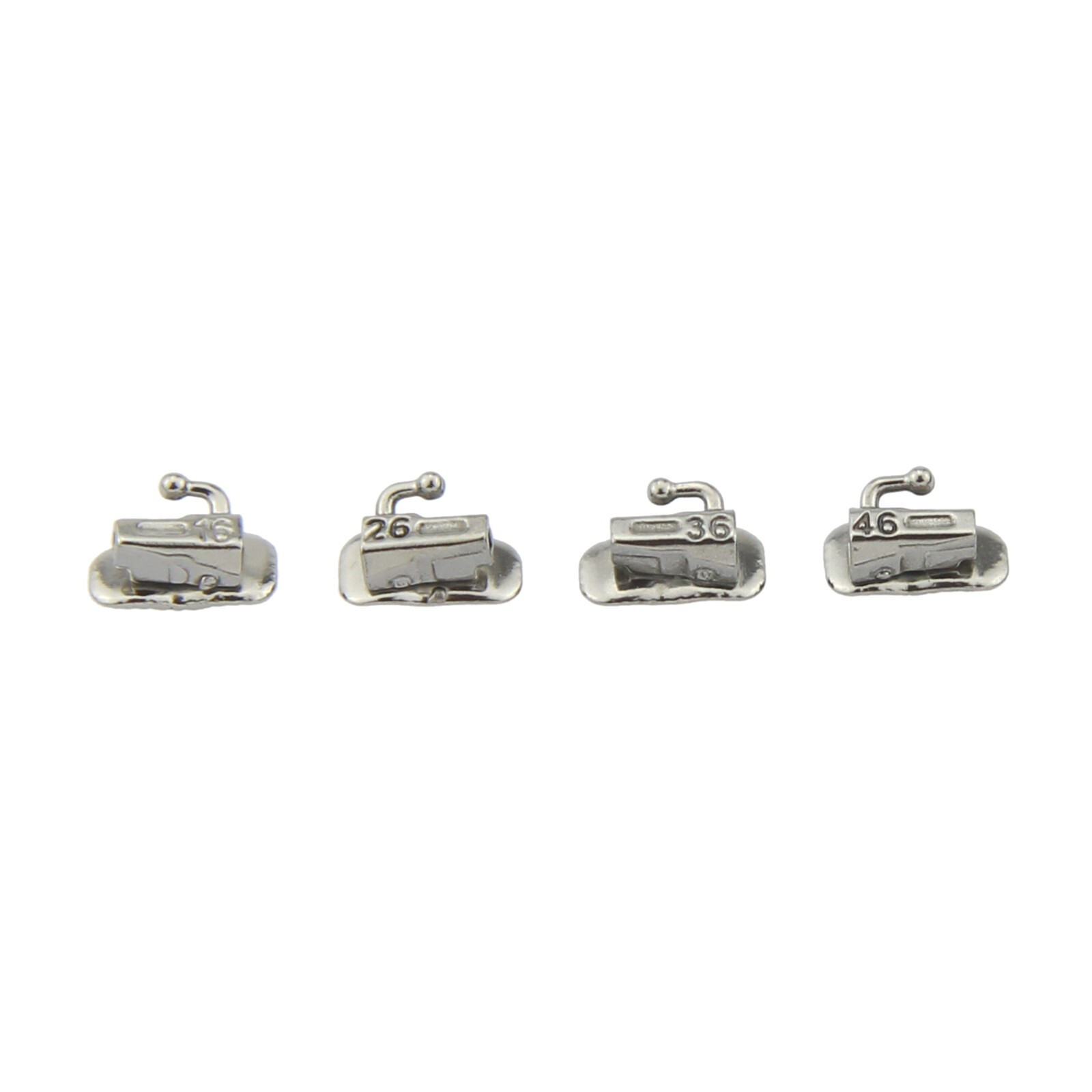 200 Orthodontic Buccal Tube 1st 2nd Molar Tubos Ortodoncia Roth MBT 022 Bondable