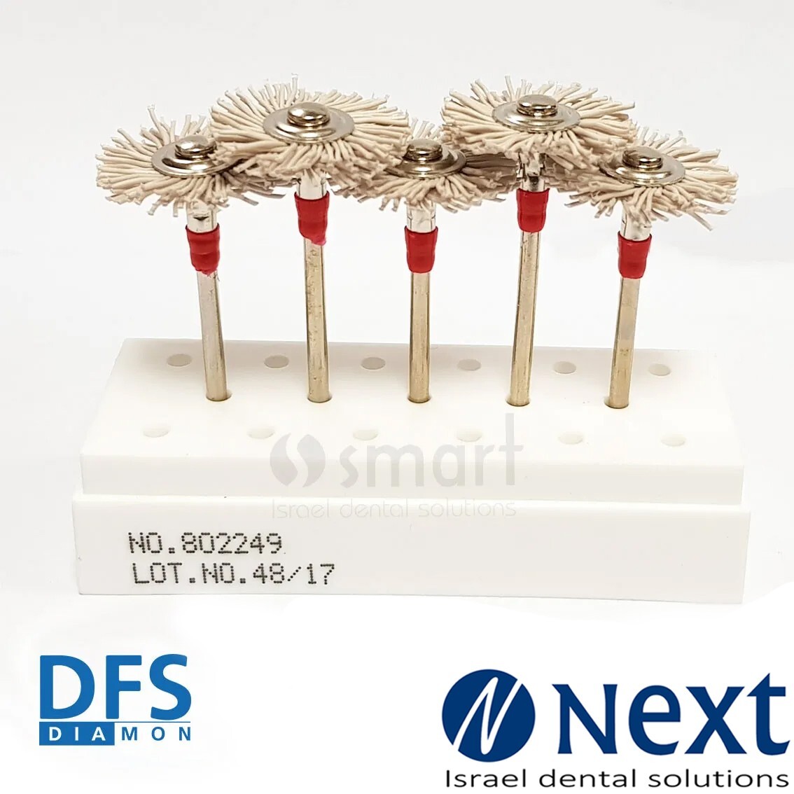 Upofix polisher brush pre polishing movements occlusal DFS Diamon composite Red