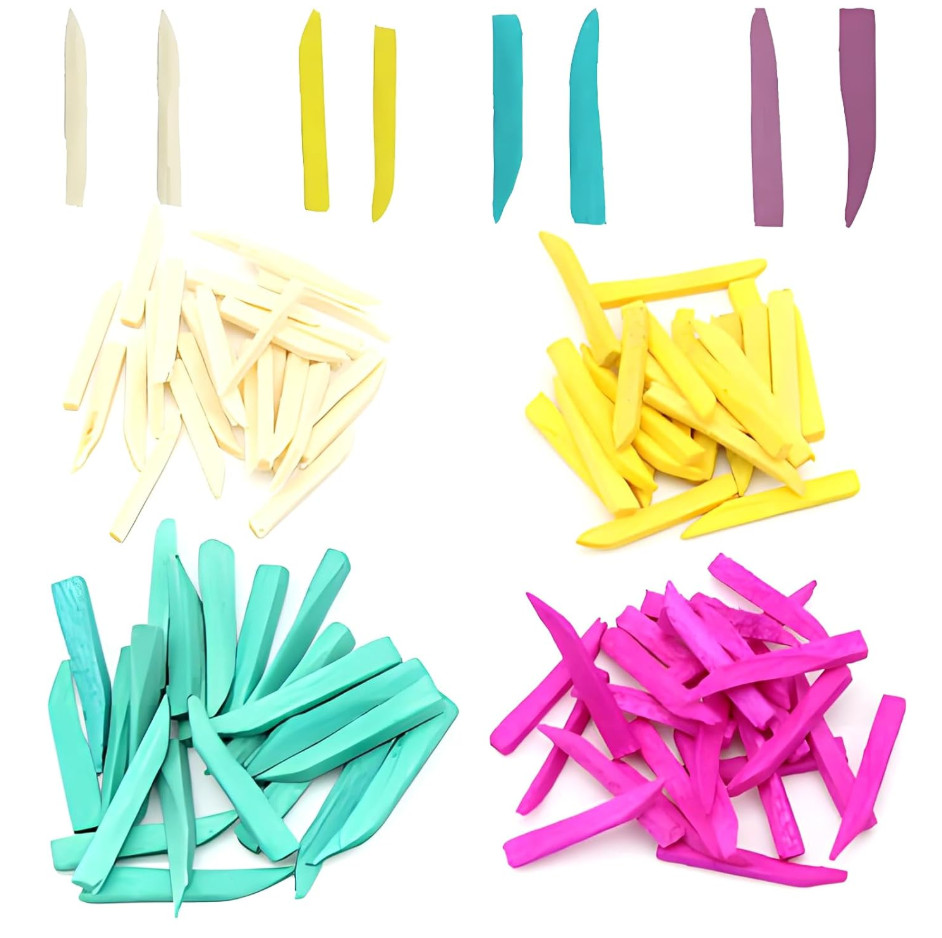 Dental Disposable Wooden Wedges Interdental Composite Wedge Tooth Gap Colorful
