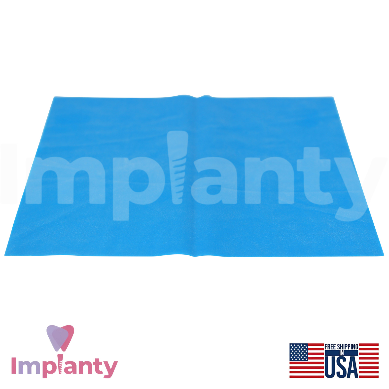 Madeitex Dental Rubber Dam 100% Natural Latex Blue Elastic & Smooth 26 Sheets