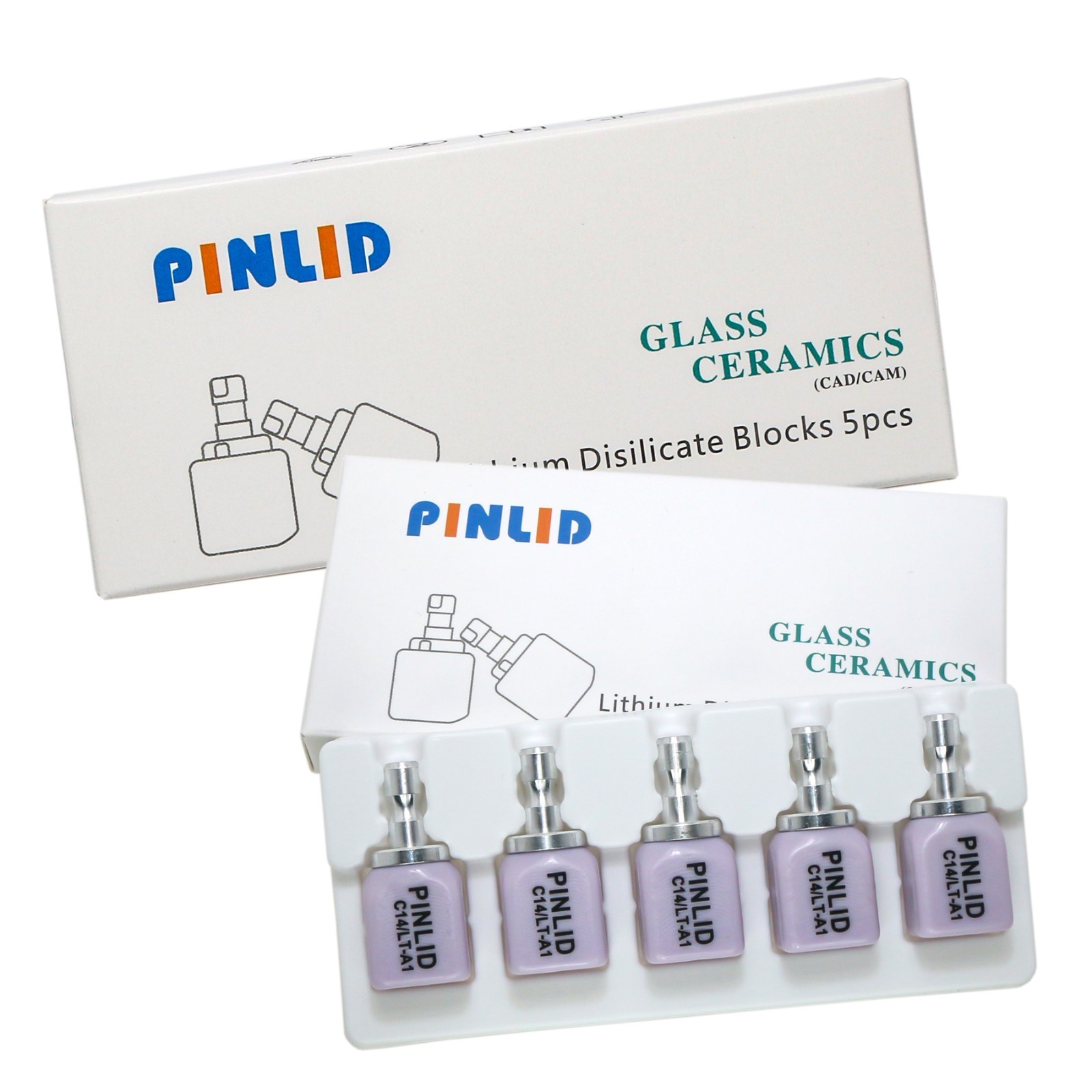 US Glass Ceramic Blocks Dental Emax CI4LT Lithium Disilicate CAD/CAM CEREC Block