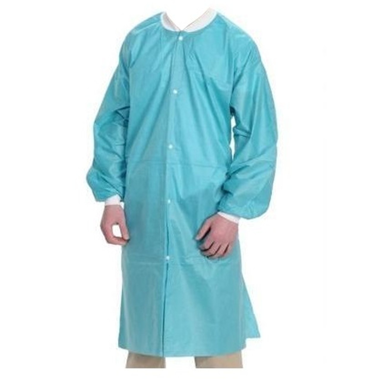 ValuMax 3560TEXS EasyBreathe Lab Coats Teal Extra Small 10/Pk