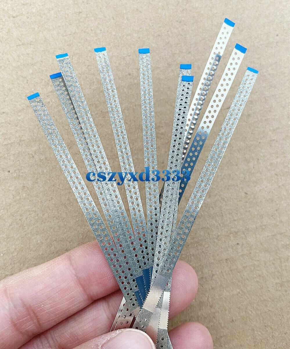 Dental Orthodontic Diamond Polishing Finishing Strips Steel Metal Sand IPR Fine