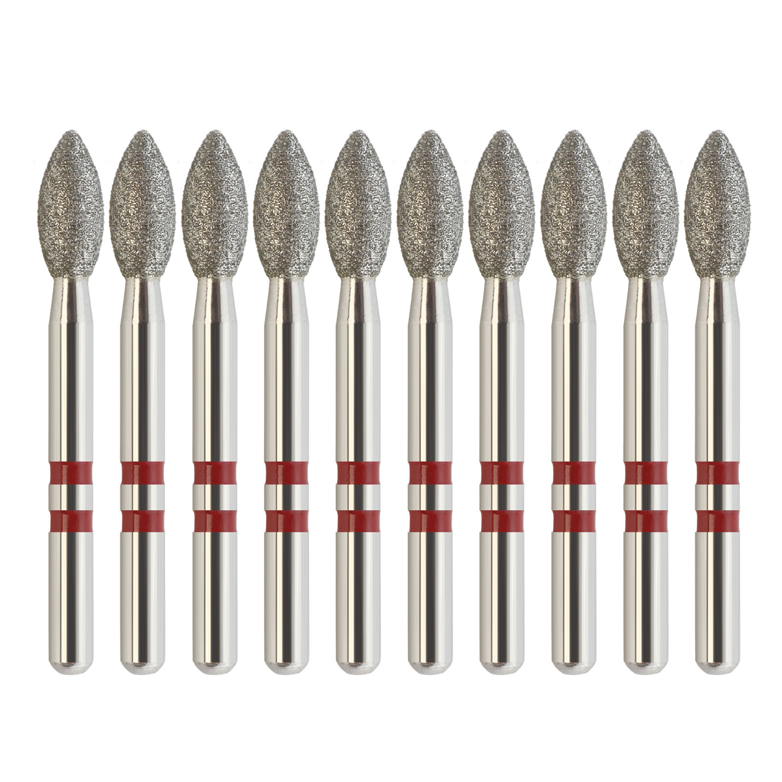 20 Types Zirconia Dental Diamond Burs FG Friction Grip for High Speed Handpiece