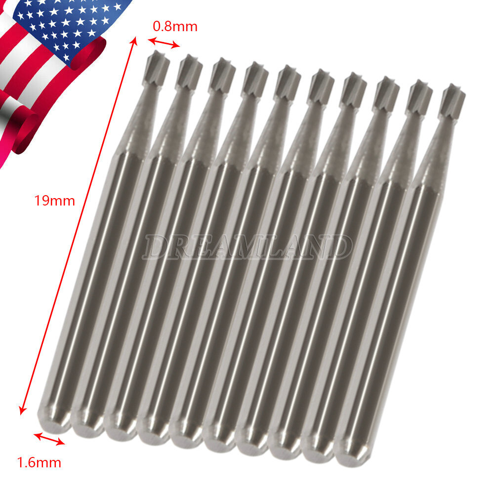Dental Carbide Burs FG # 330 Pear for High Speed Handpiece 10 per box
