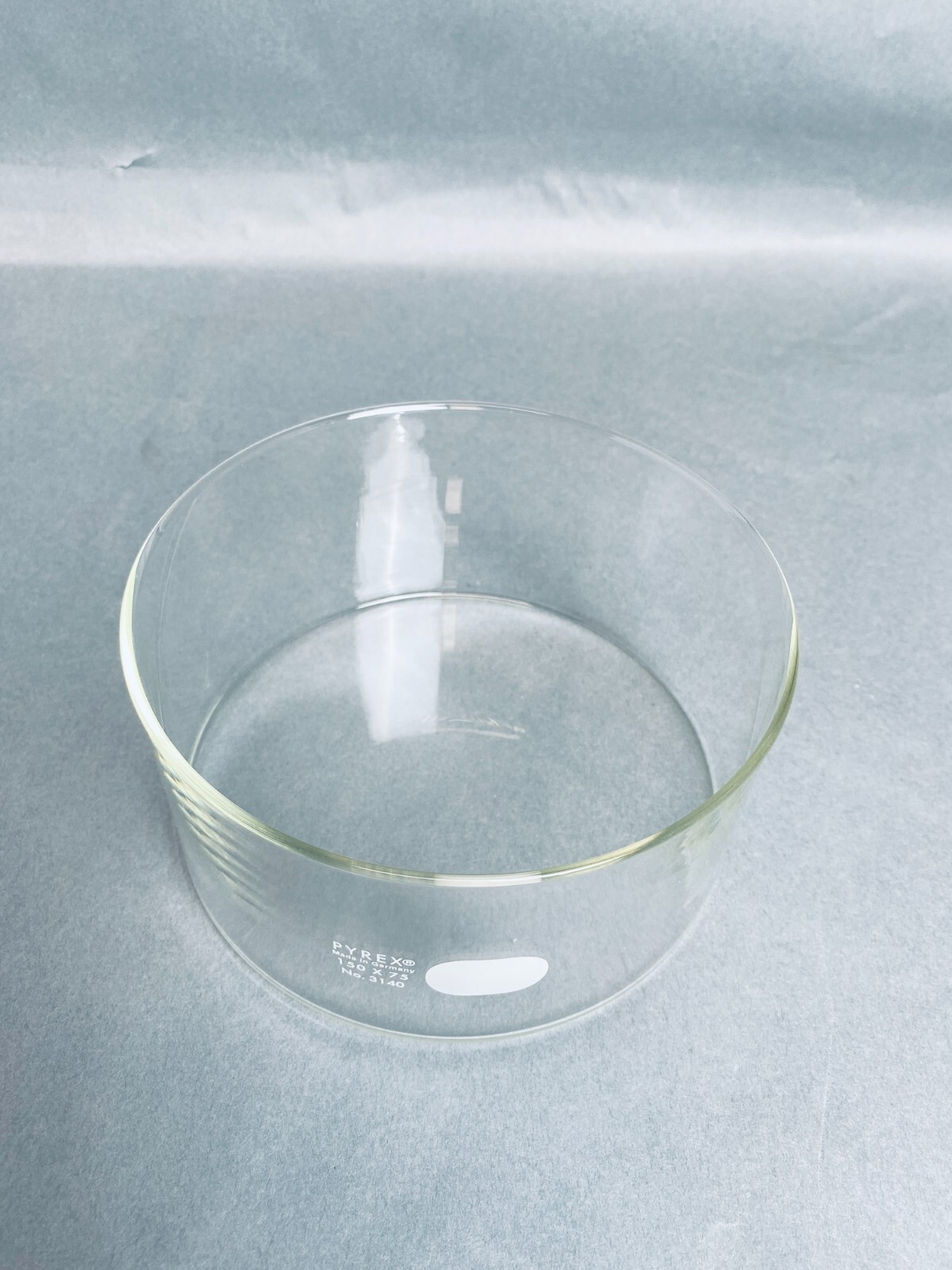 Corning Pyrex Crystalizing Dish 1200 ml 150 x 75 mm with Heavy Duty Rim 2 Dishes
