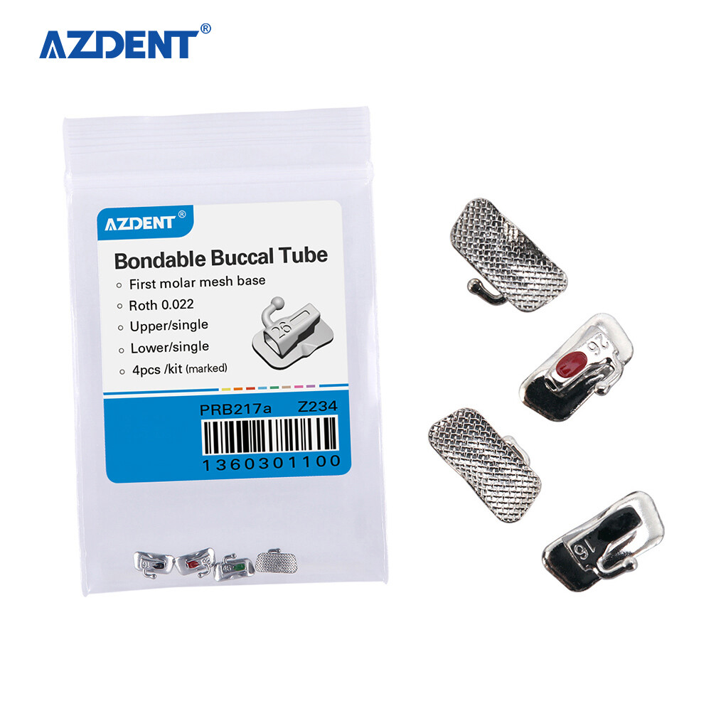 10Pack Dental Ortho 1st Molar Roth 0.022 Buccal Tube Bondable Non-Convertible