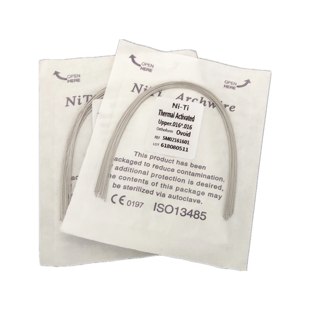 Dental Orthodontic Heat Thermal Activated Niti Rectangular Arch Wires