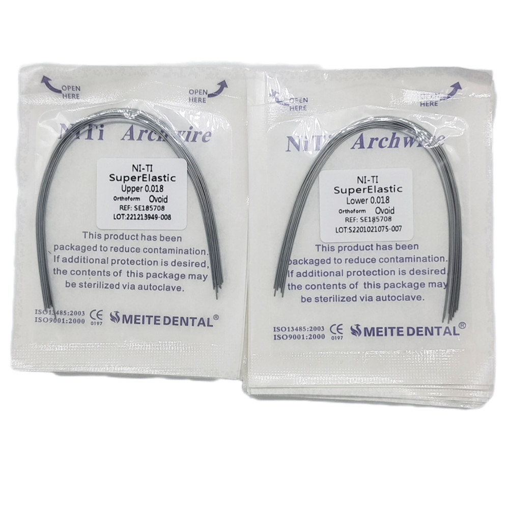 Dental Orthodontic Super Elastic Niti Arch Wire Round 012-020 UPPER LOWER