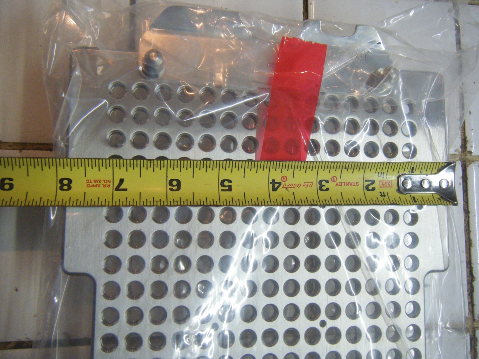 Stainless Steel Capsule Holding Tray for Physical Laboratory Size 1