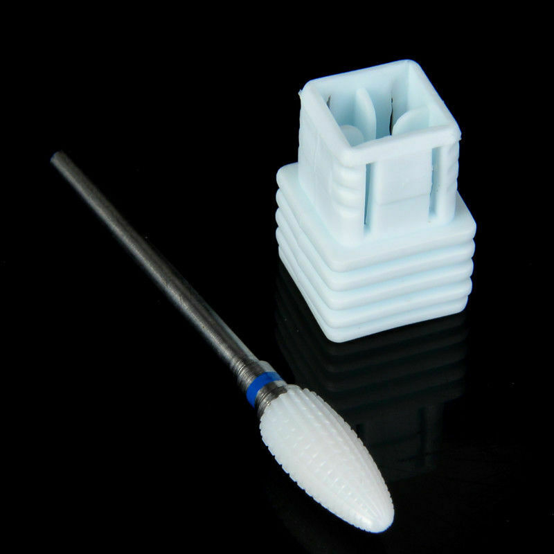 Zirconia Ceramic Burs Bullet Shape Dental Spiral Cut for Micro Motor Polisher