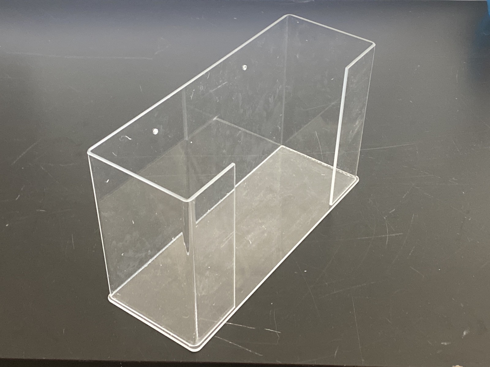 Clear Acrylic Paper Towel Dispenser Holder for Countertop Desktop or Wall Mount