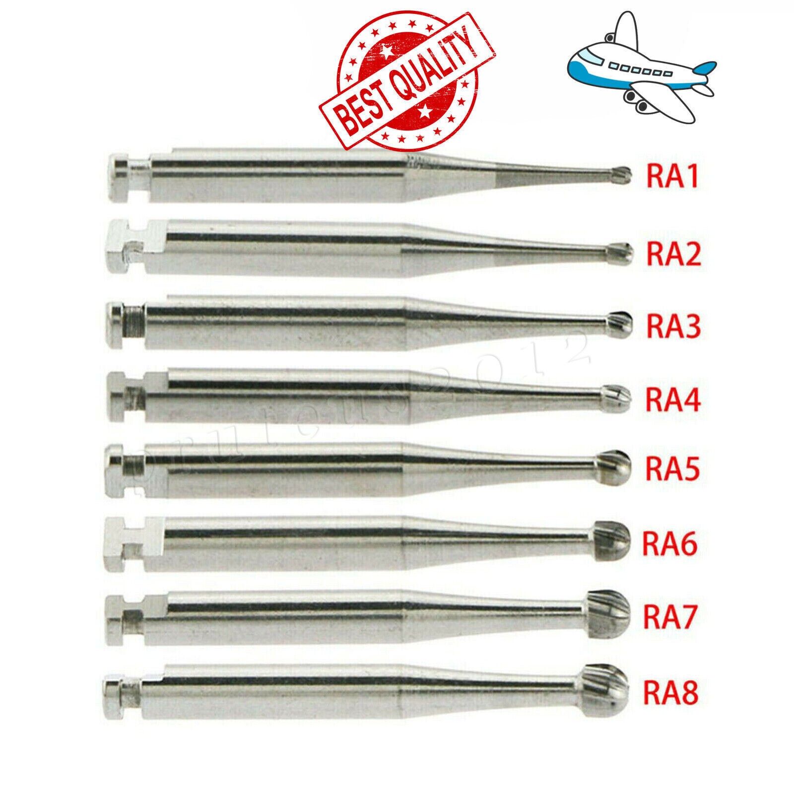 Dental Round Burs Carbide Latch Burs RA 1 2 3 4 5 6 7 8 LA Slow Speed PRIMA