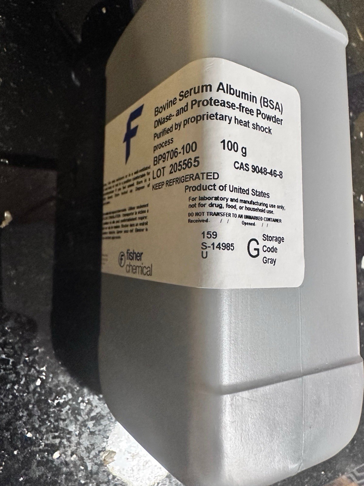 Fisher BioReagents™ Bovine Serum Albumin (BSA) DNase- and Protease-free Powder