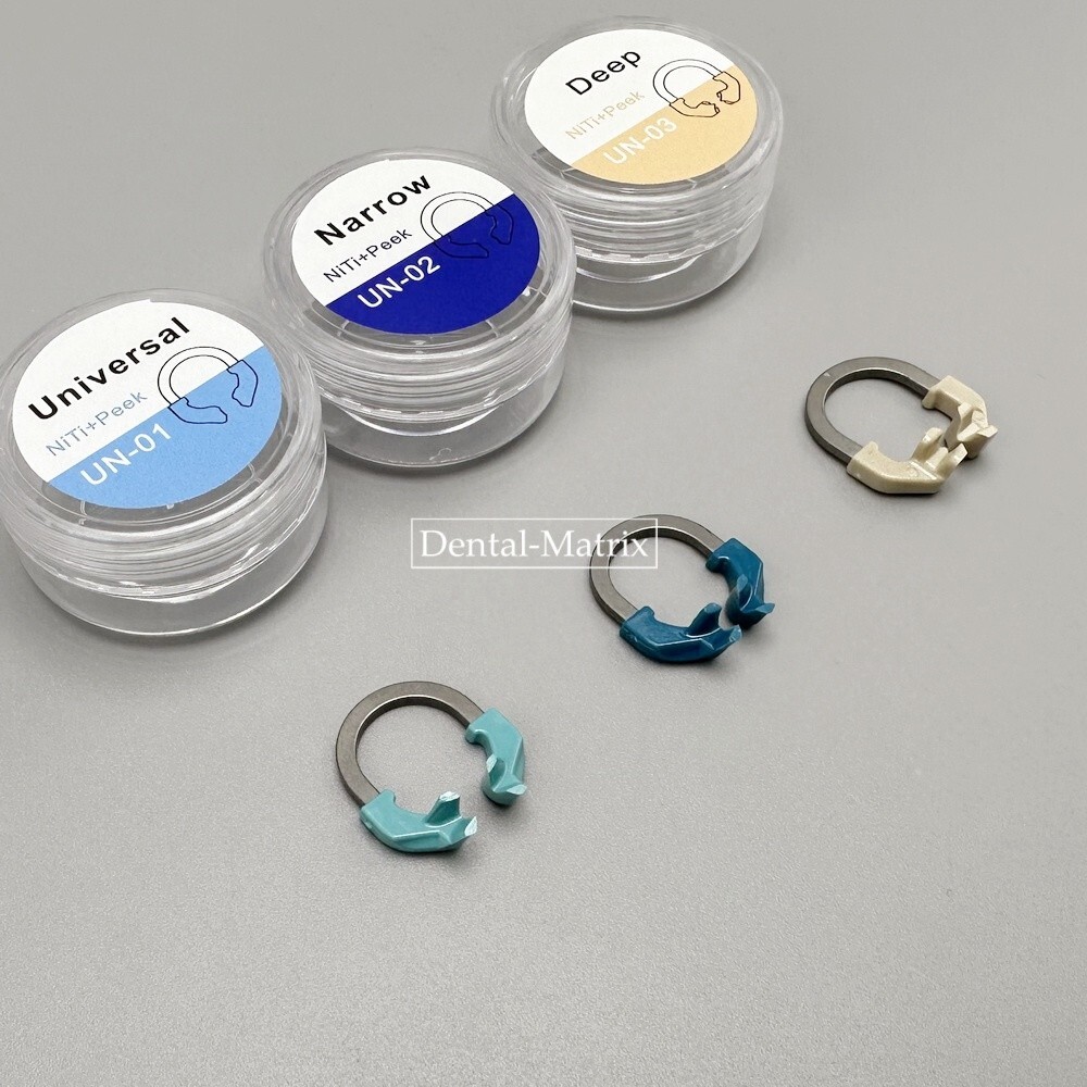 Dental Sectional Contoured System Matrix Bands M4 Universal Narrow Clamping Ring