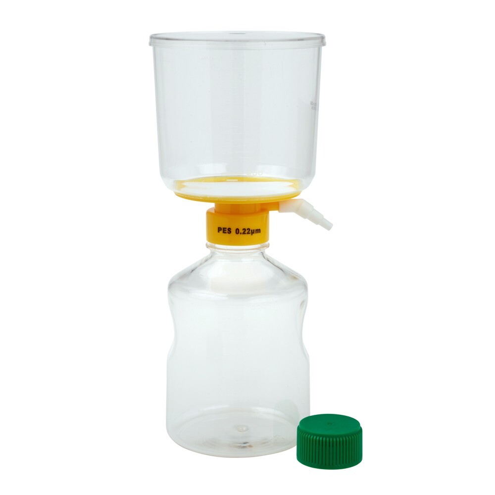 CELLTREAT 1000mL Filter System, PES, 0.22, 90mm, 12/Case, Sterile, #229708