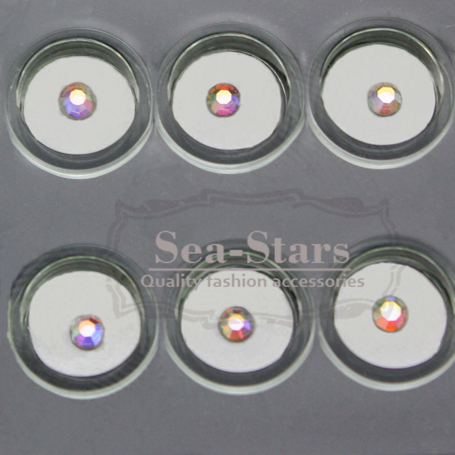 New Band 10 Pcs Dental Crystals On Tooth Sticker Rainbow Assorted Made Curing