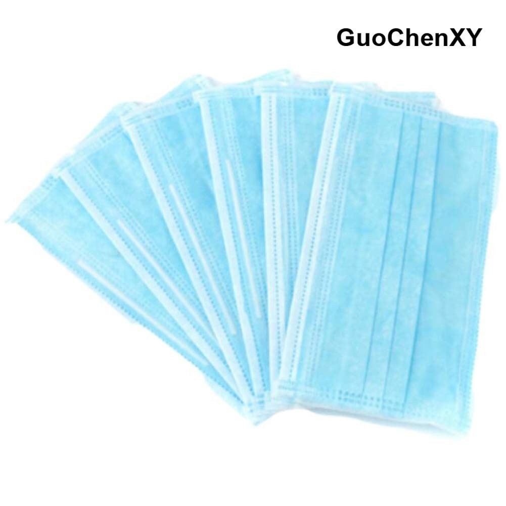 50Pcs 3-Ply Disposable Face Masks with 95% Filtration – Comfortable & Secure