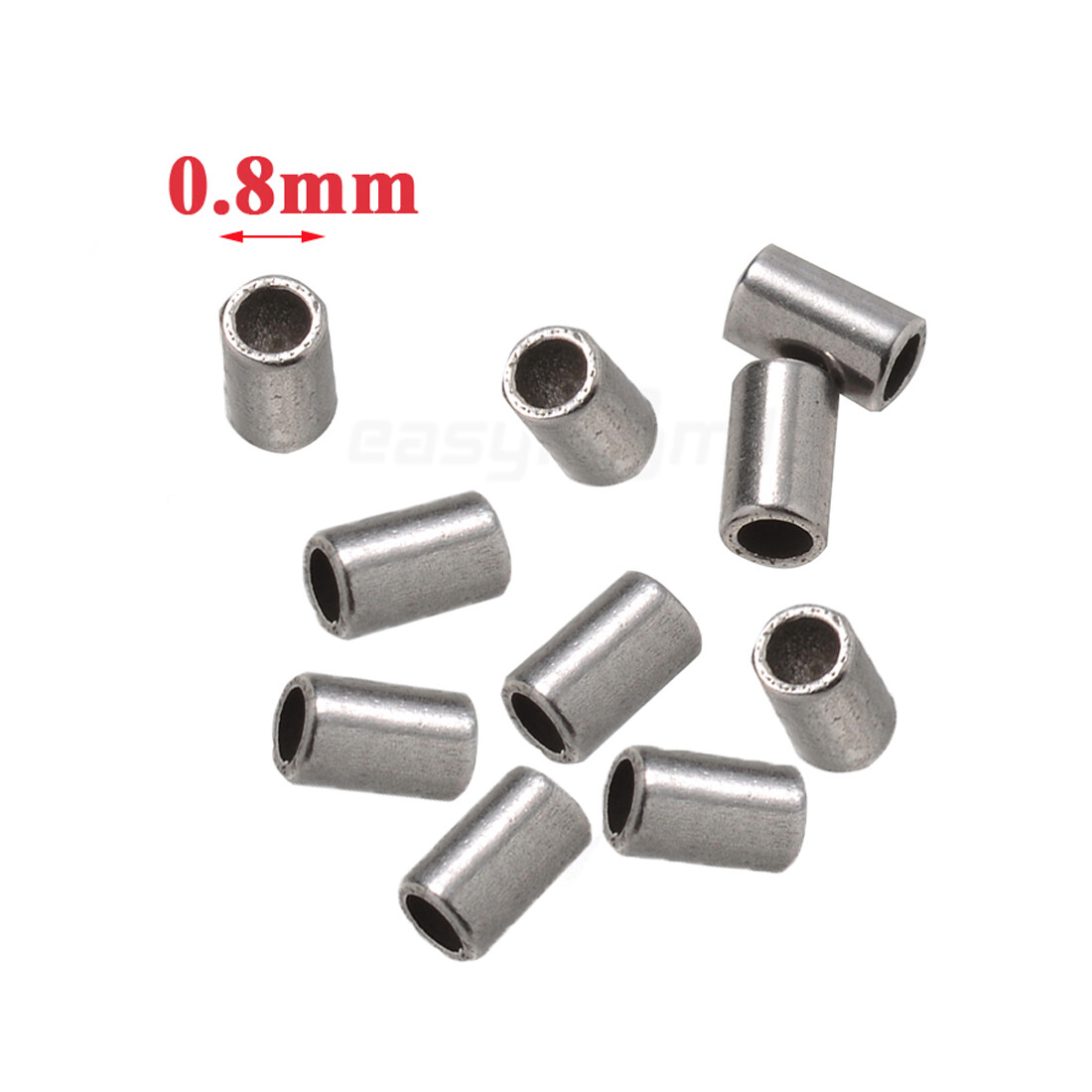 Dental Orthodontic Crimpable Mini Stop Crimpable Hook Stop S/L 10Pcs Easyinsmile