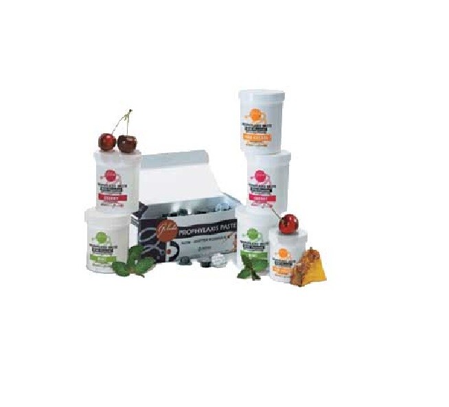 Gelato Prophy Paste – Medium grit, Cherry. Non-Splatter 1.23% APF Prophy Paste