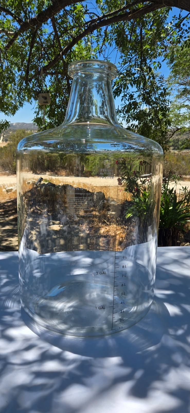 PYREX #1596-5 5G 19L Carboy Solution Chem Bottle Tooled Neck 5 Gallon England B