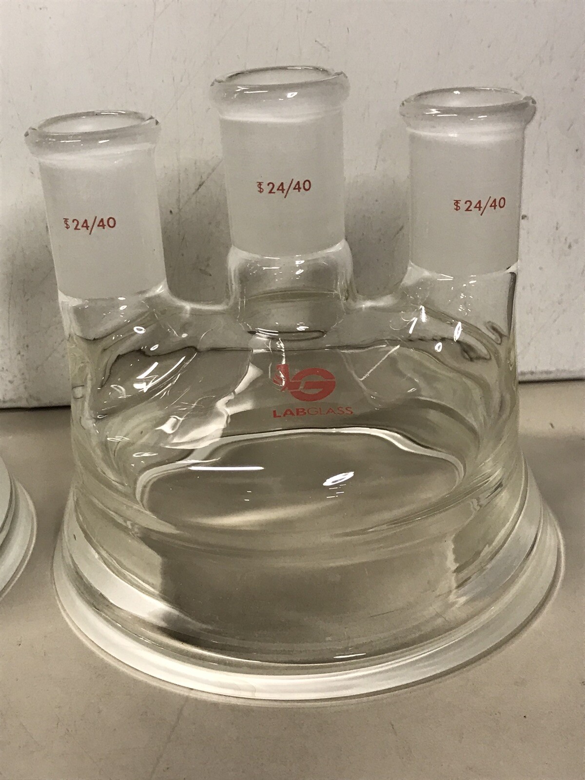 Lab Glass LG Reaction Vessel Kettle 2000 ml 3 Neck LG8030-100 LG-8010-106