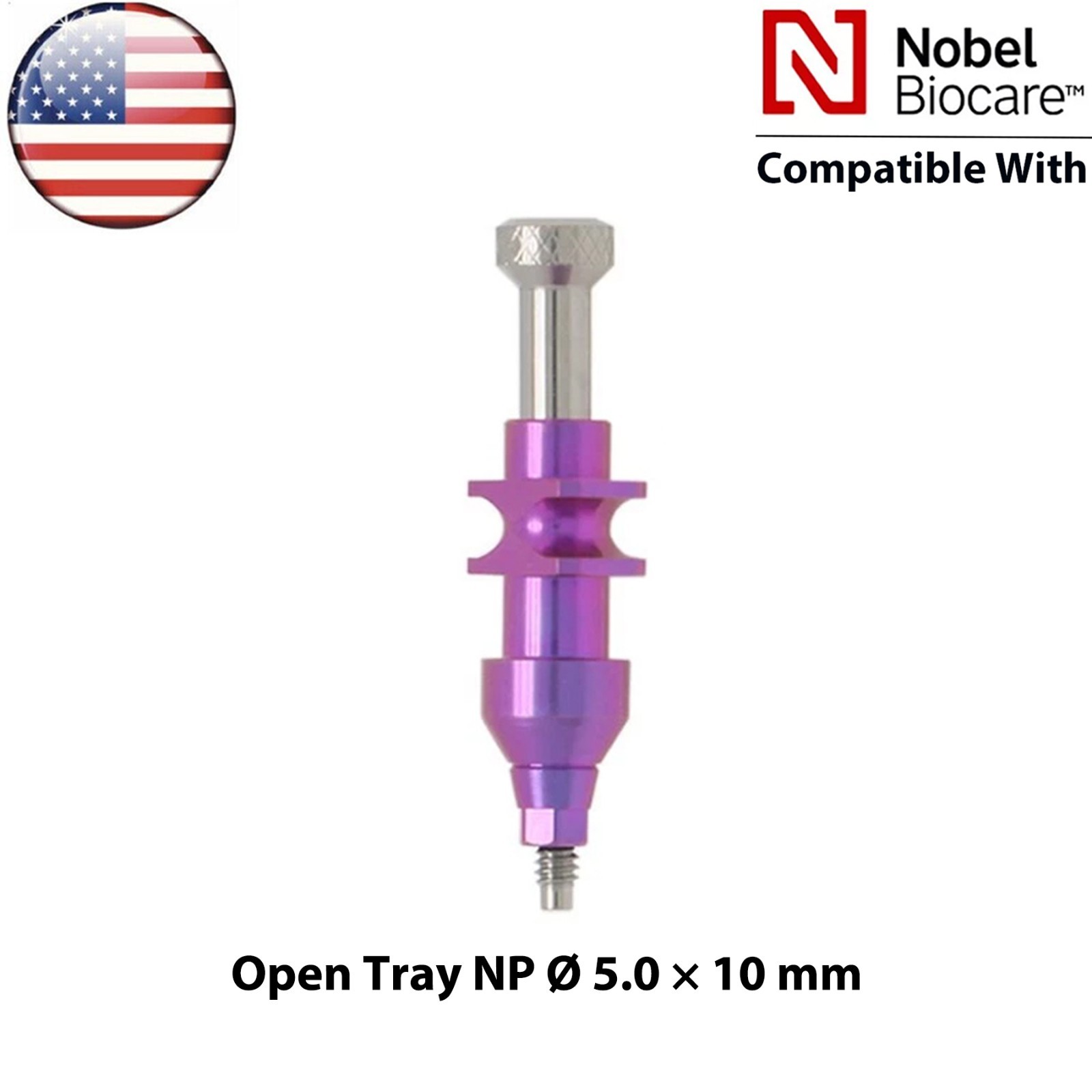 US Nobel Impression Transfer Coping Open/Closed Tray NP/RP Fit Nobel Biocare