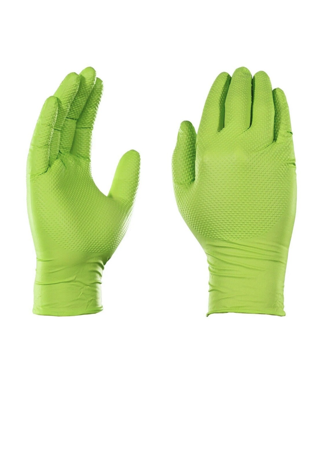 GLOVEWORKS HD Green Nitrile Industrial Gloves, 8 Mil, Case of 1000 Size XXL