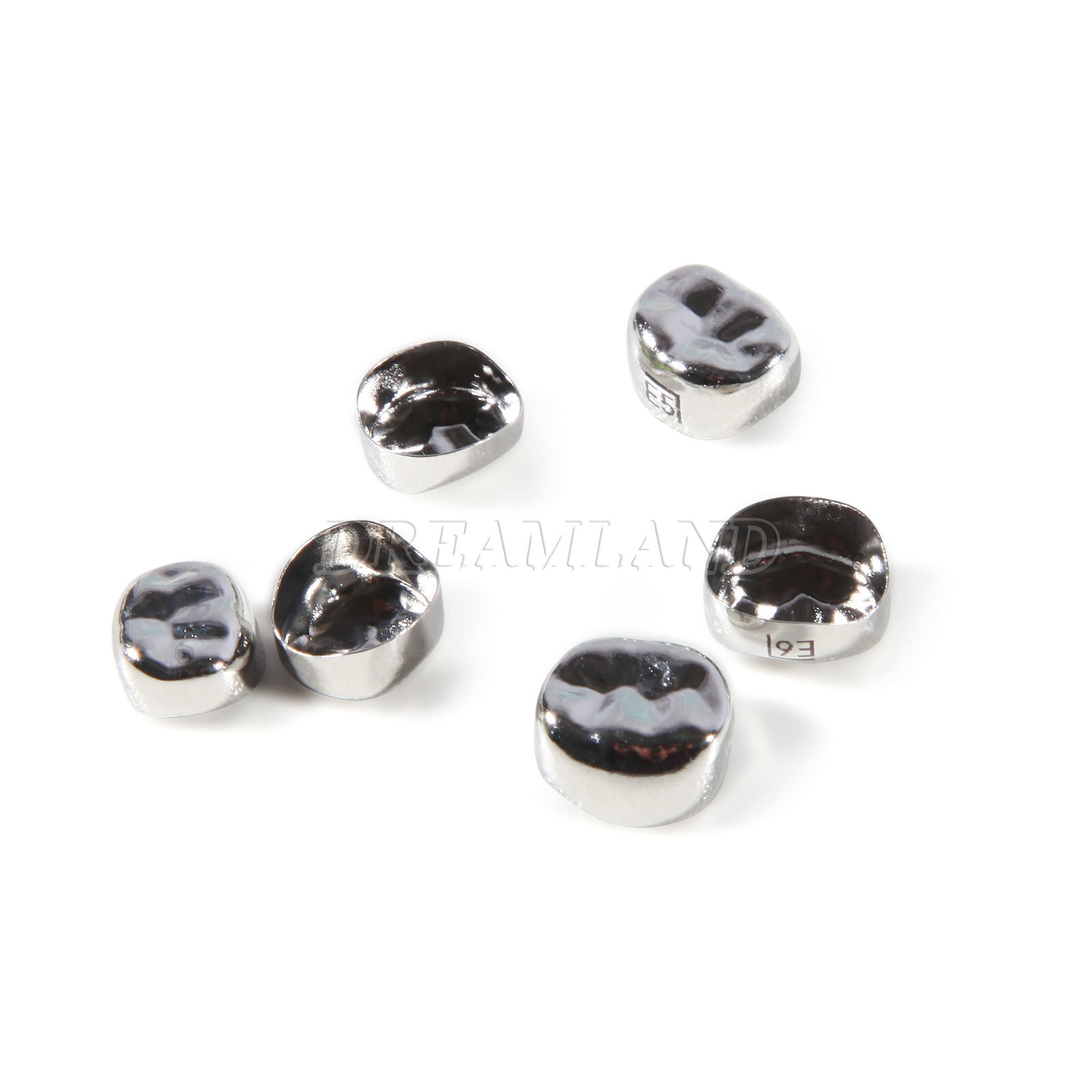 48 ASSORTED PRIMARY MOLAR STAINLESS STEEL CROWNS – COMPLETE KIT
