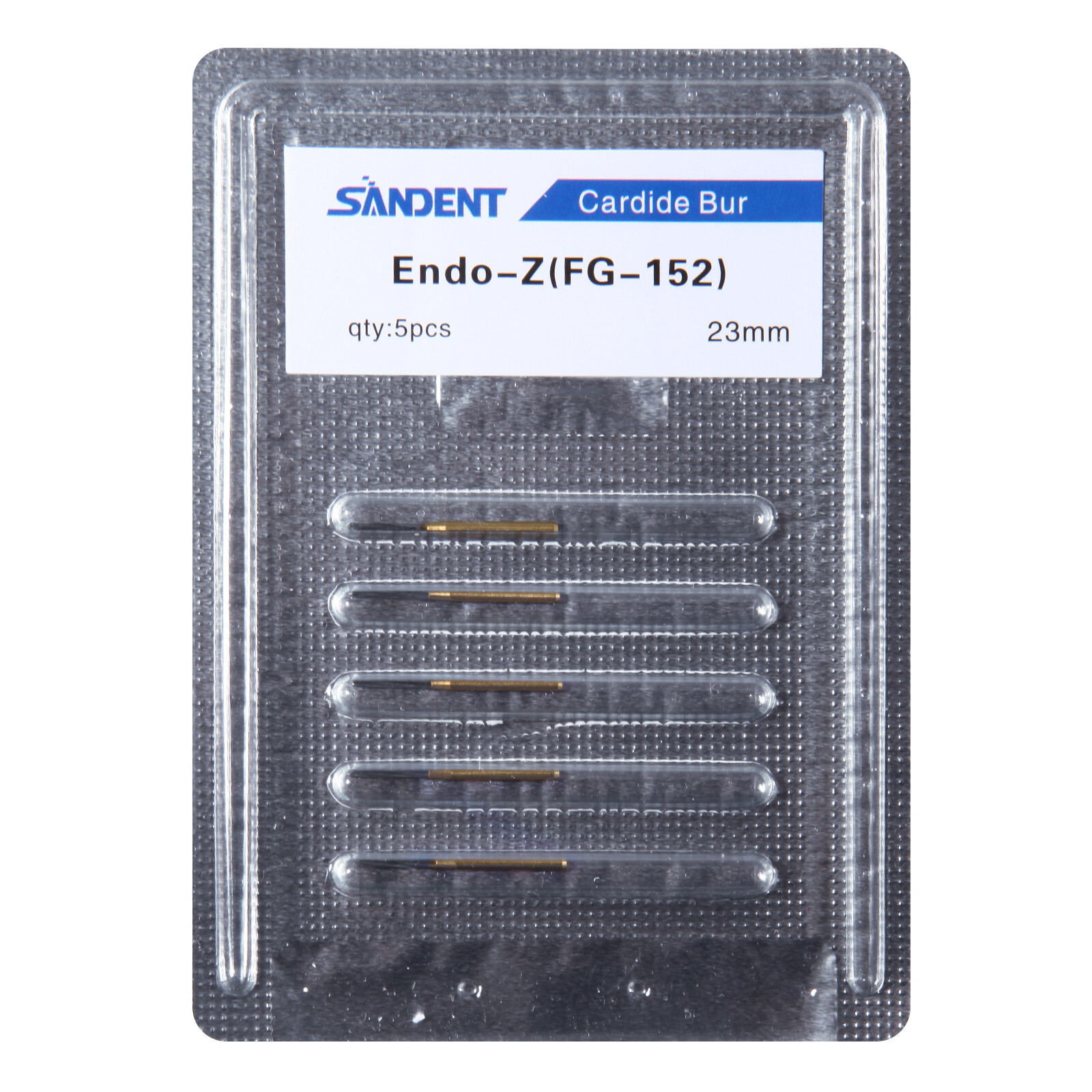 Endo-Z Bur Dental Carbide Tungsten SANDENT 1.4*23mm Surgical Cutter 5Pcs DL