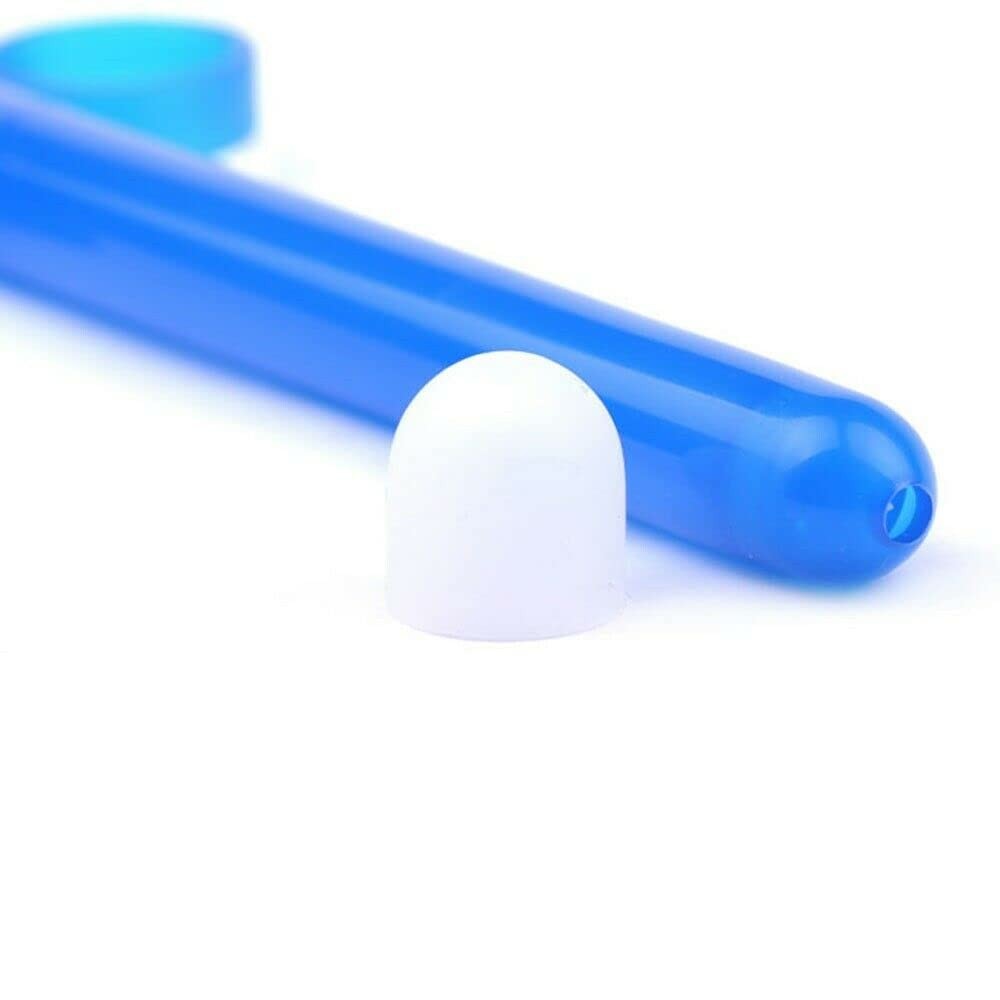 Famolay Lube Applicator for Women Man, 2PCS 0.5 Fl Oz (Pack of 2), Blue-white