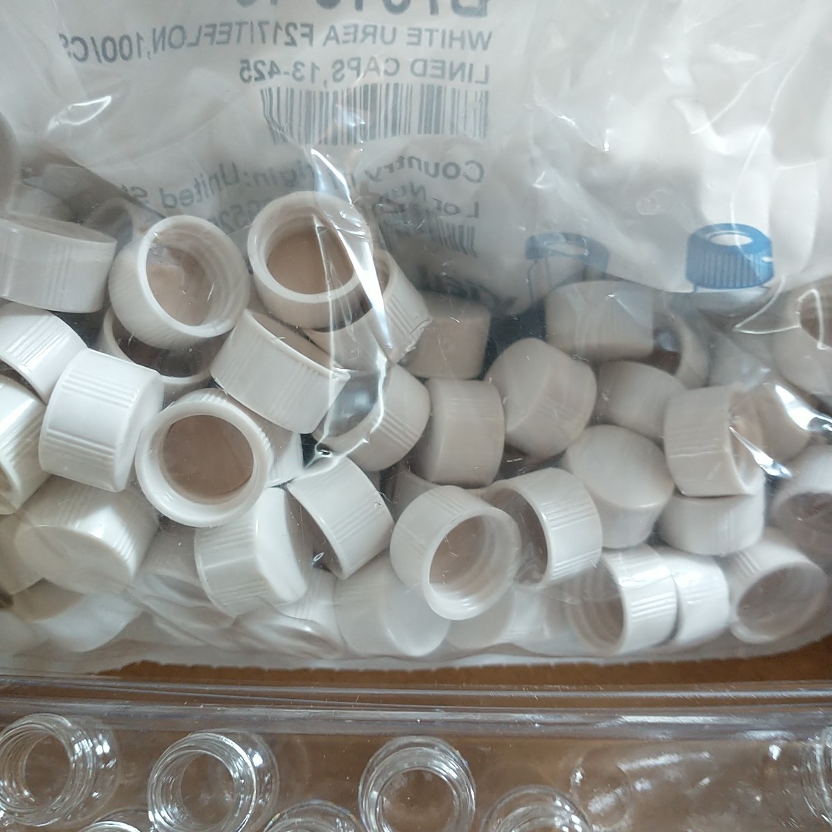 Thermo Scientific B7800-2 4 mL Clear Glass Vials Teflon Lined Caps 90/100 Pcs