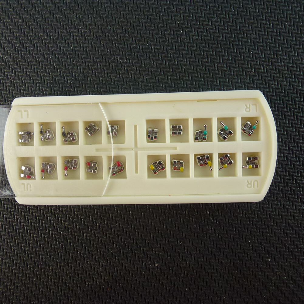 20 Pack Orthodontic Dental Brackets MINI Metal Braces MBT/ROTH 022 3/345 Hooks