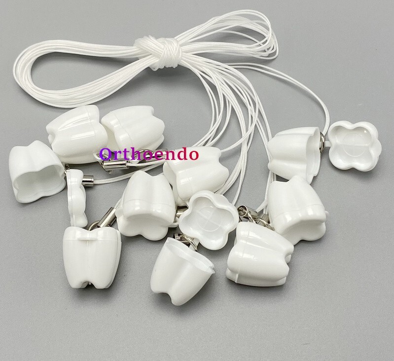 100 Dental Tooth Saver Milk Teeth Storage Container Box Teeth Baby Deciduous Box