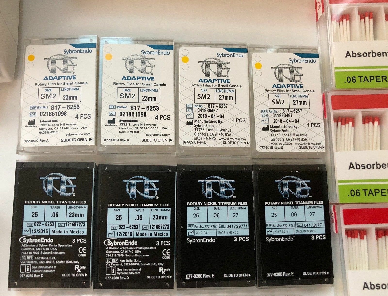 Sybron Endo Elements motor 1y Warranty, Hand piece & Reciprocating TF Files