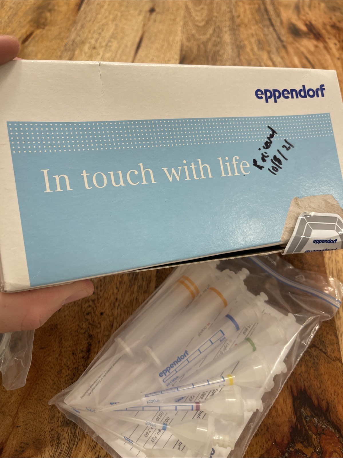 Eppendorf Combitips Advanced 0.1mL 10mL 25mL 50mL Pipette Tips Sterile Adapter