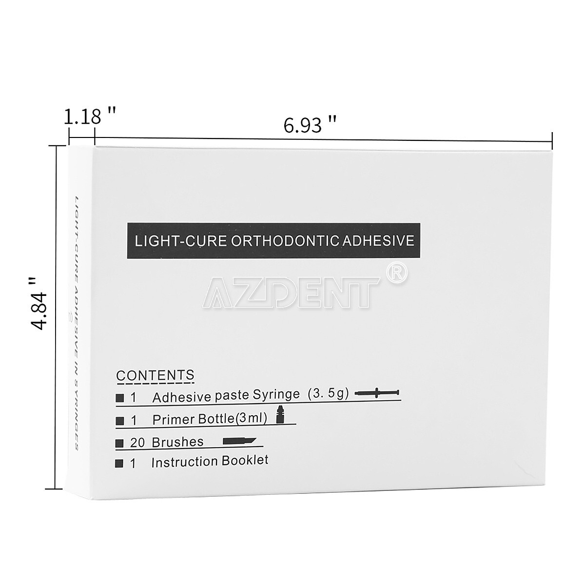 Dental Glue Ortho Bonding System Light Cure Primer Adhesive Kit For Brackets