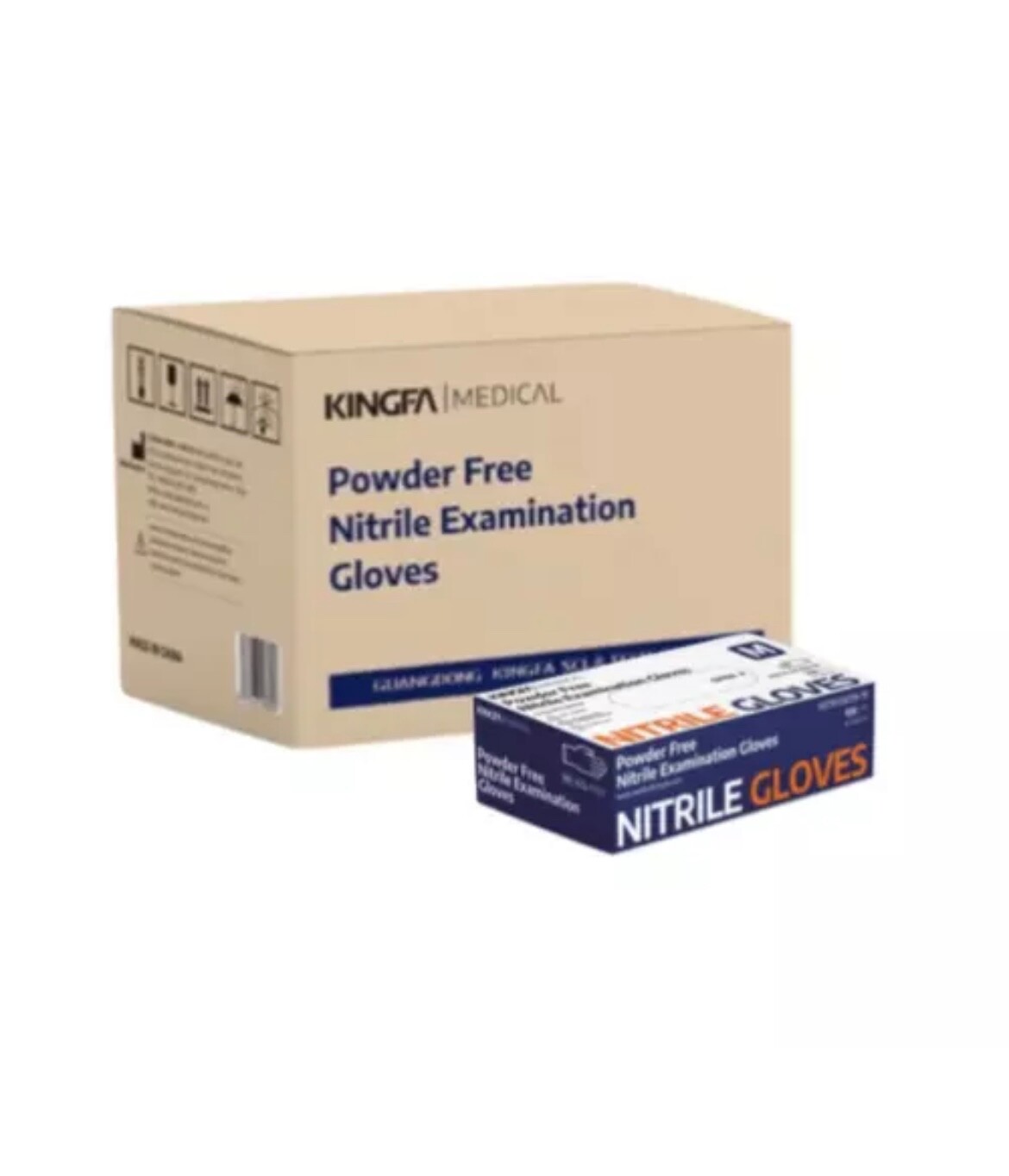 KINGFA Disposable non powder nitrile medical gloves