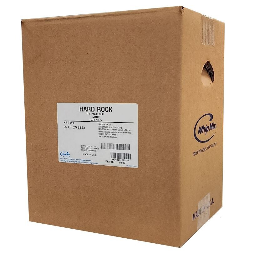 *1-Pack* Whip Mix Hard Rock Die Material ISO Type 5 Ivory 55 LBS 34002