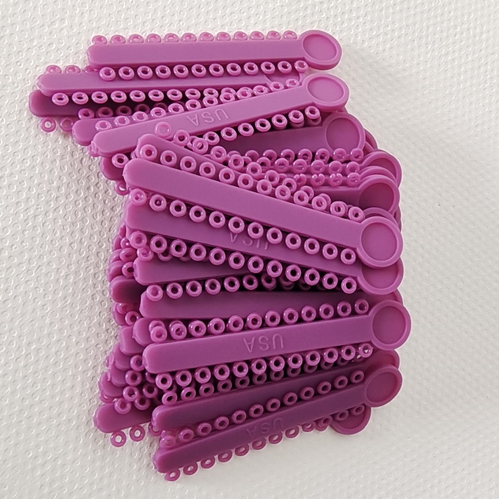 1 Bag Dental Orthodontic Ligature Ties Elastic Rubber Bands 35 Colors 1008 Pcs
