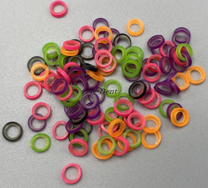 Colorful Dental Orthodontic Elastics Rubber Band Latex Braces 2.5/3.5/4.5/6.5oz