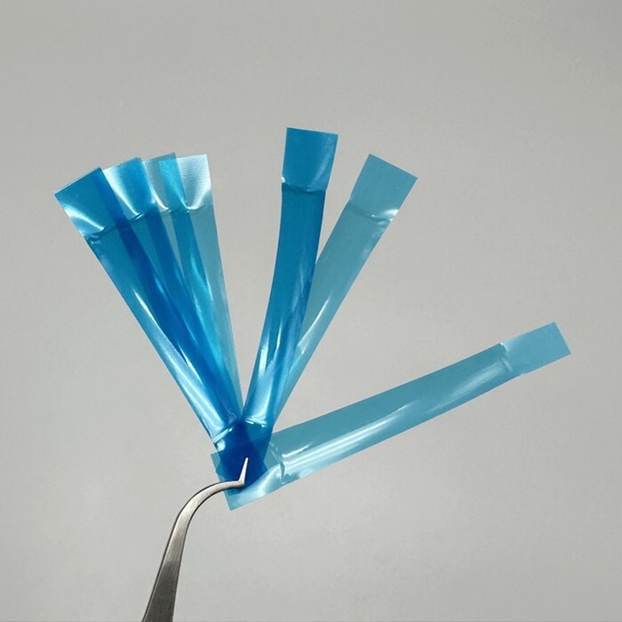 Dental Contoured Anterior Matrix Bands Polyester Blue Strip Restoration Matrices