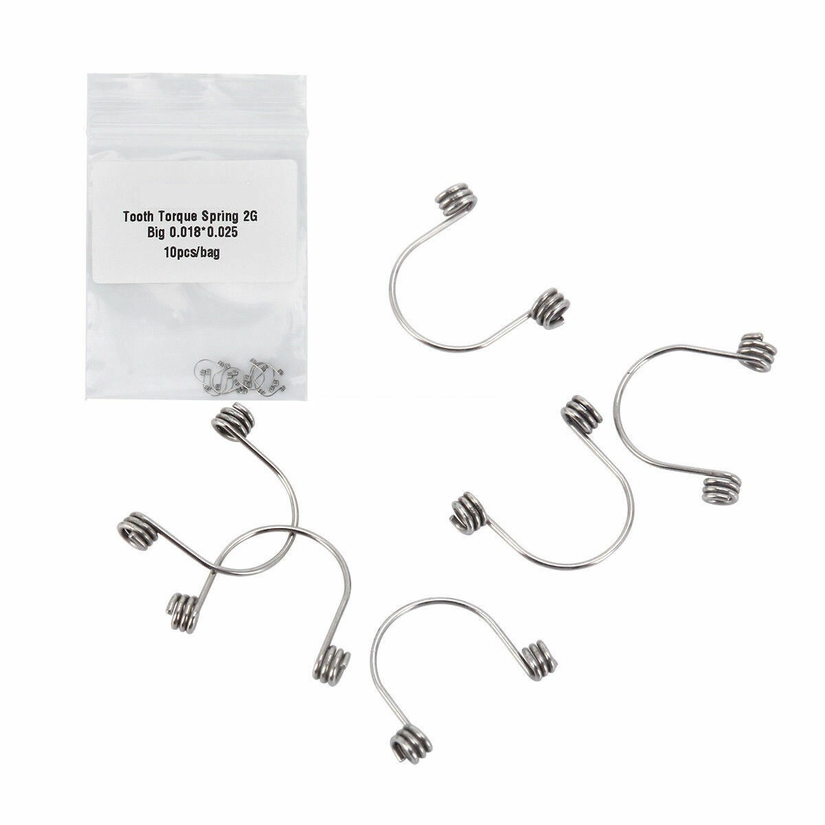 1 pack 10pcs/Pack Dental Orthodontic Anterior Teeth Torque Rectangular Springs