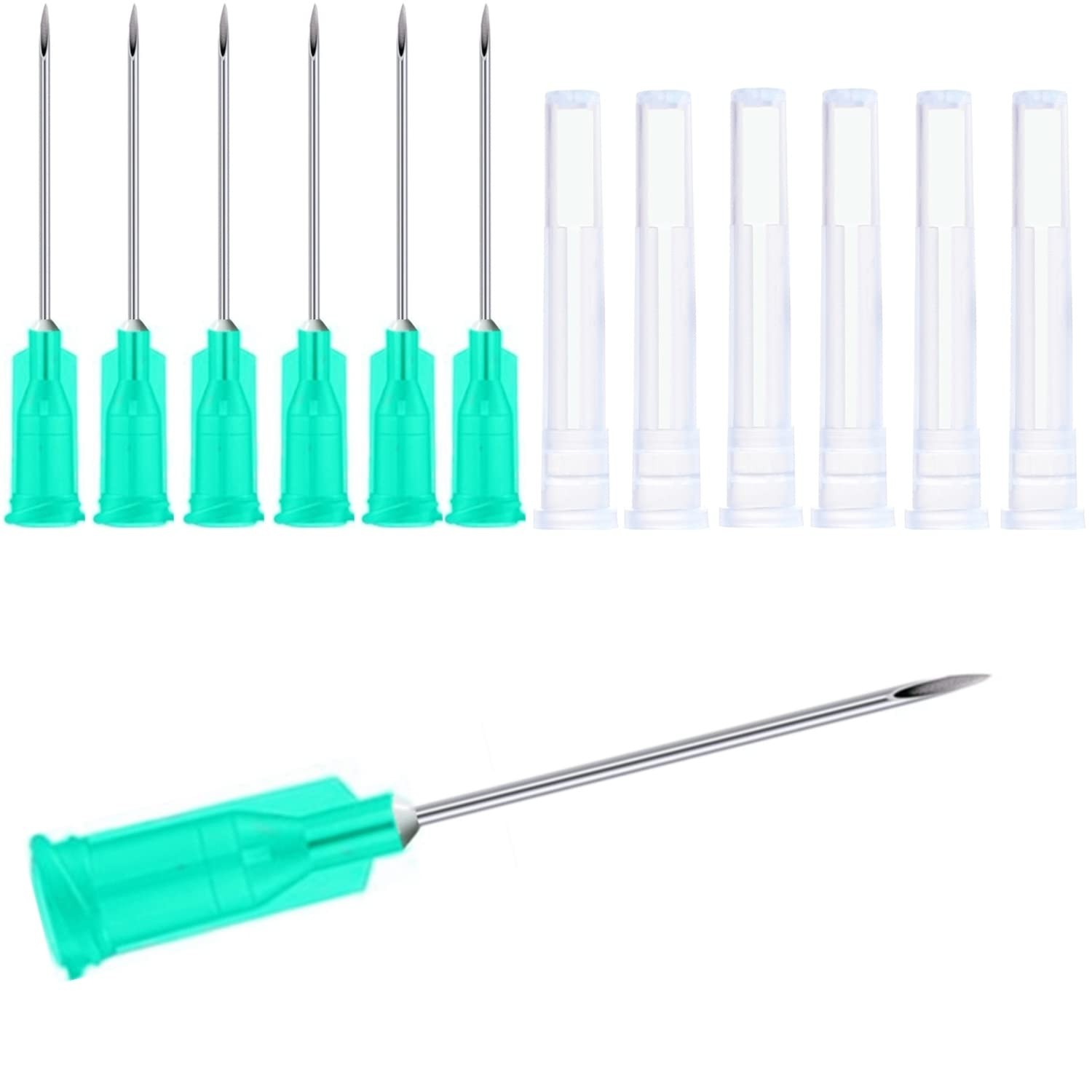 Essential 100-Pack 21Ga 1Inch Dispensing Needles for Non-Sterile Applications