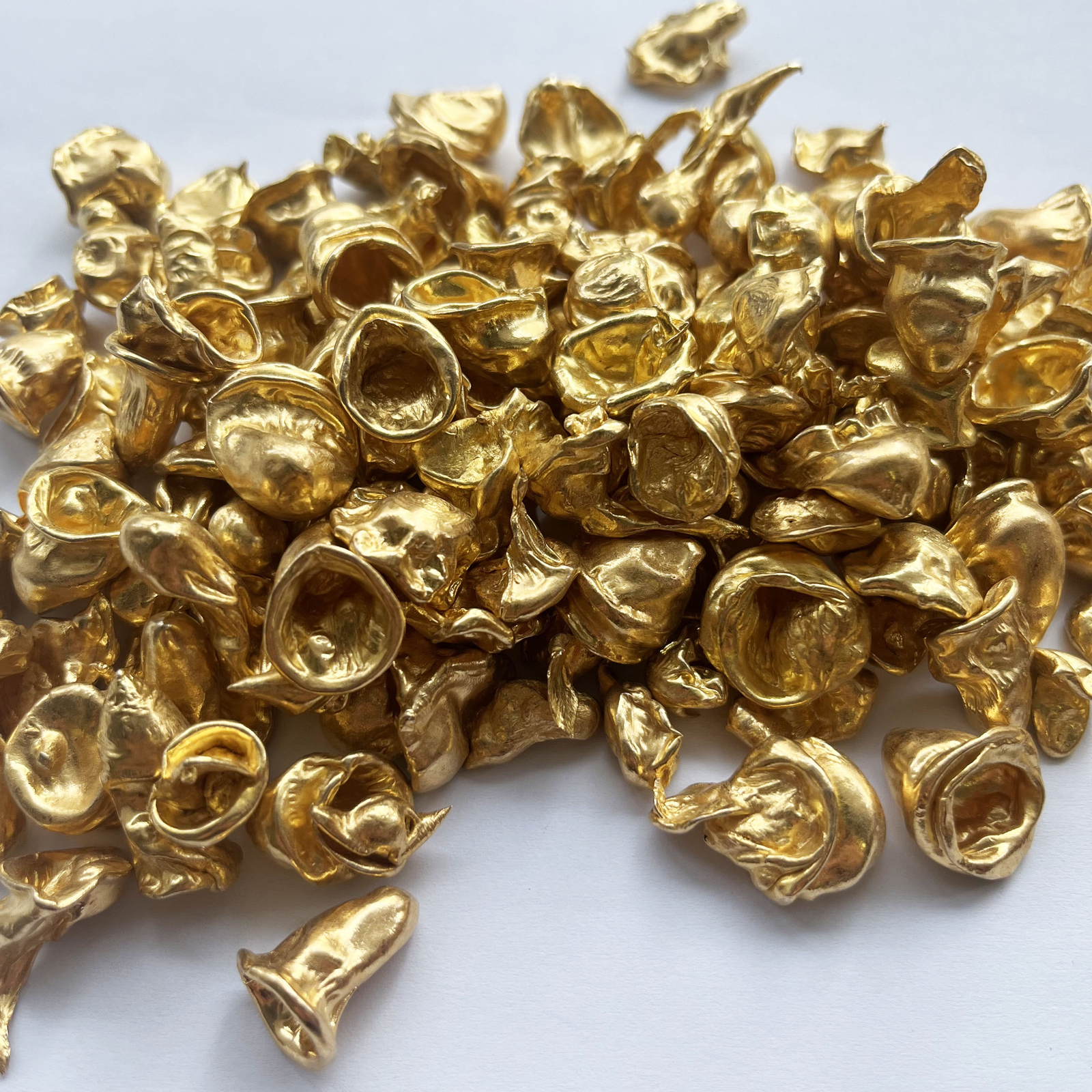 500G Dental Lab Non Precious Gold Metal Alloy For Casting Full Cast Crown