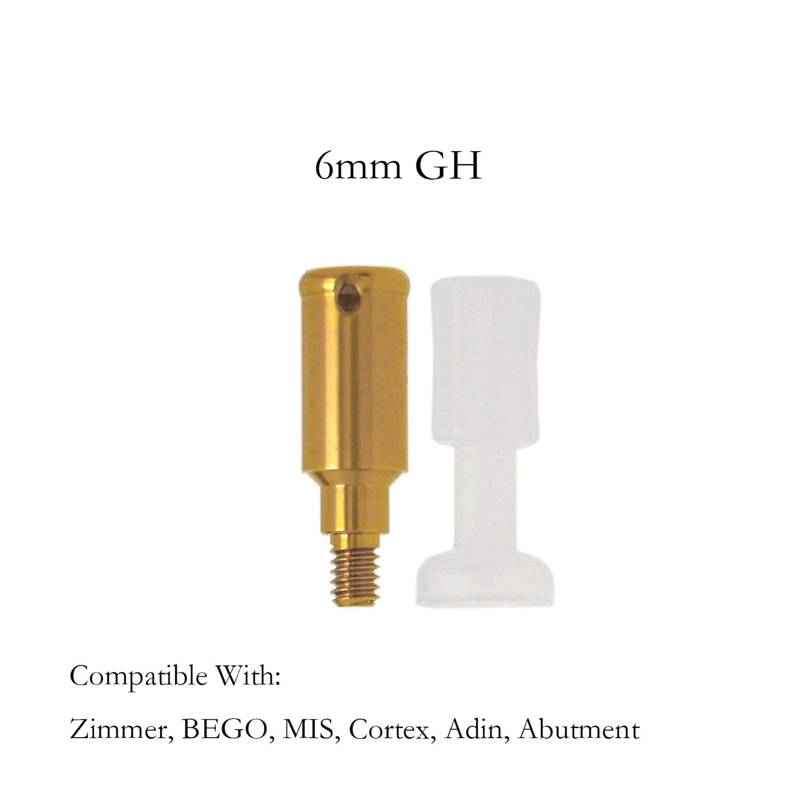 US Locator Abutment 3.5/4.5mm Retention Cap Inserts Tool for Zimmer Mis 1-5.0mm