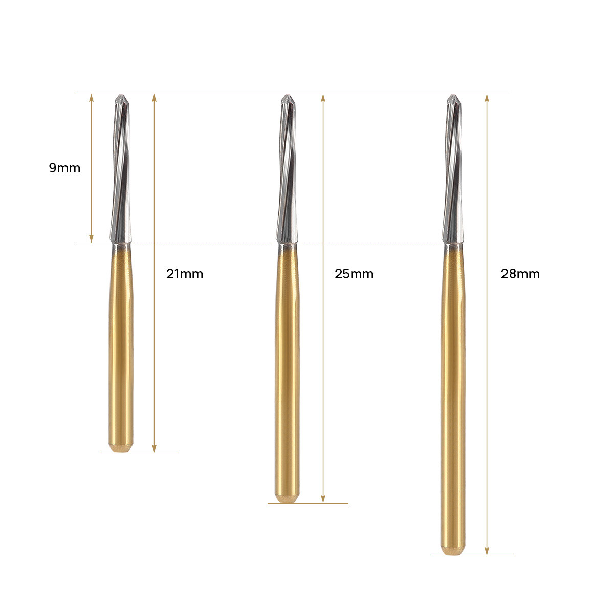 AZDENT Dental Endodontic ENDO-Z Tungsten Carbide Burs FG Round Bur High Speed