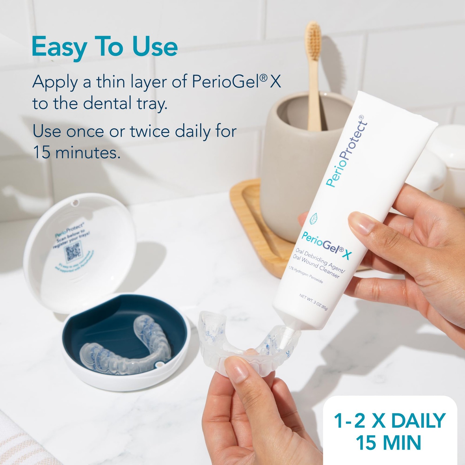 Periodontal Treatment for Teeth Promotes Healthy Gums Care Gel 3 fl oz New