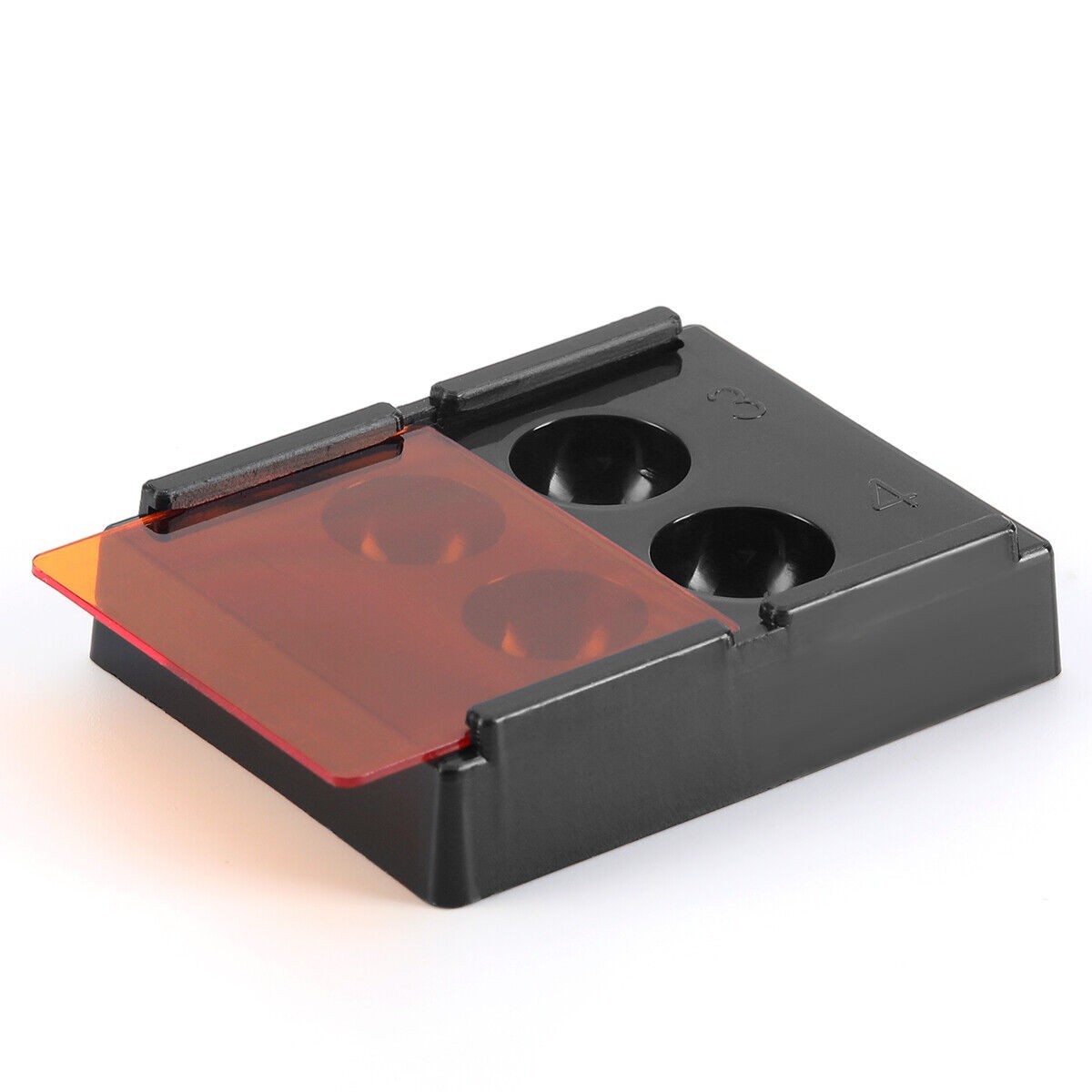 Dental Mixing Wells 4 Well with Light Shield Cover 4 Holes Palette Bonding Tray